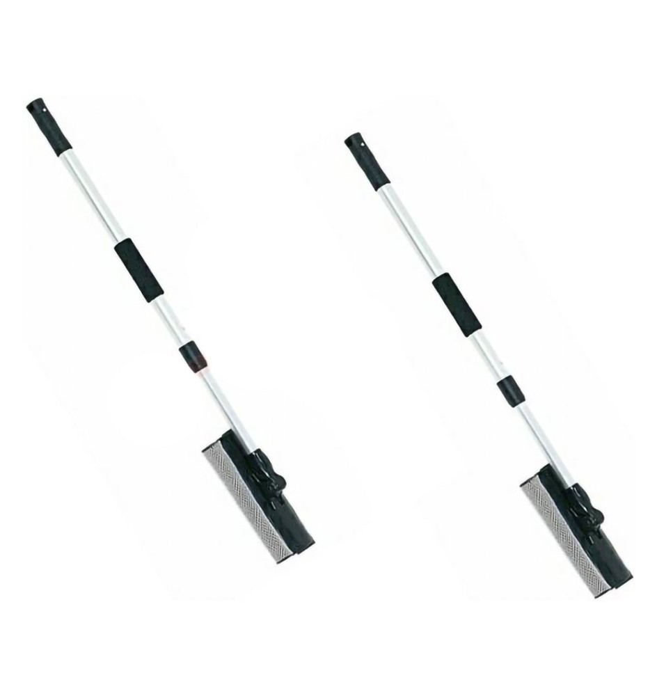 SPAZZOLA PULIVETRO PER AUTO 'CLEAR' con manico telescopico