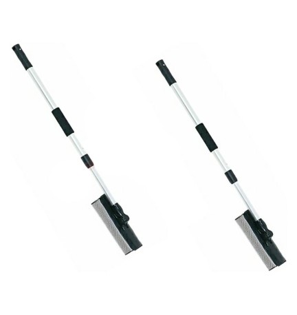 SPAZZOLA PULIVETRO PER AUTO 'CLEAR' con manico telescopico