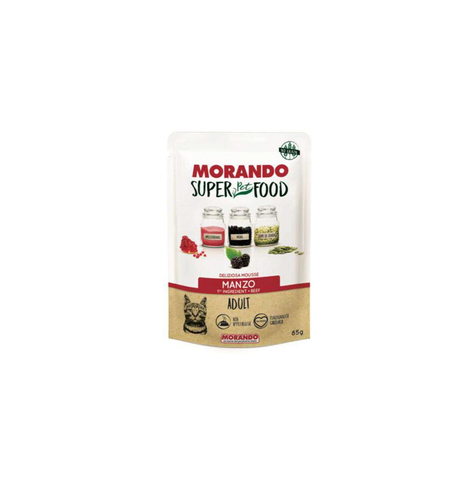 CIBO GATTO MORANDO SUPERFOOD 85 G MOUSSE MAN