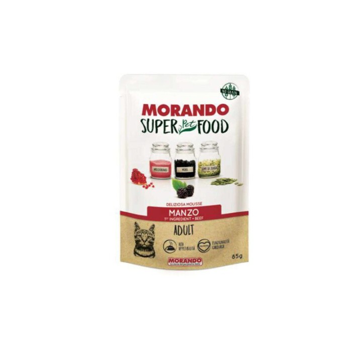 CIBO GATTO MORANDO SUPERFOOD 85 G MOUSSE MAN