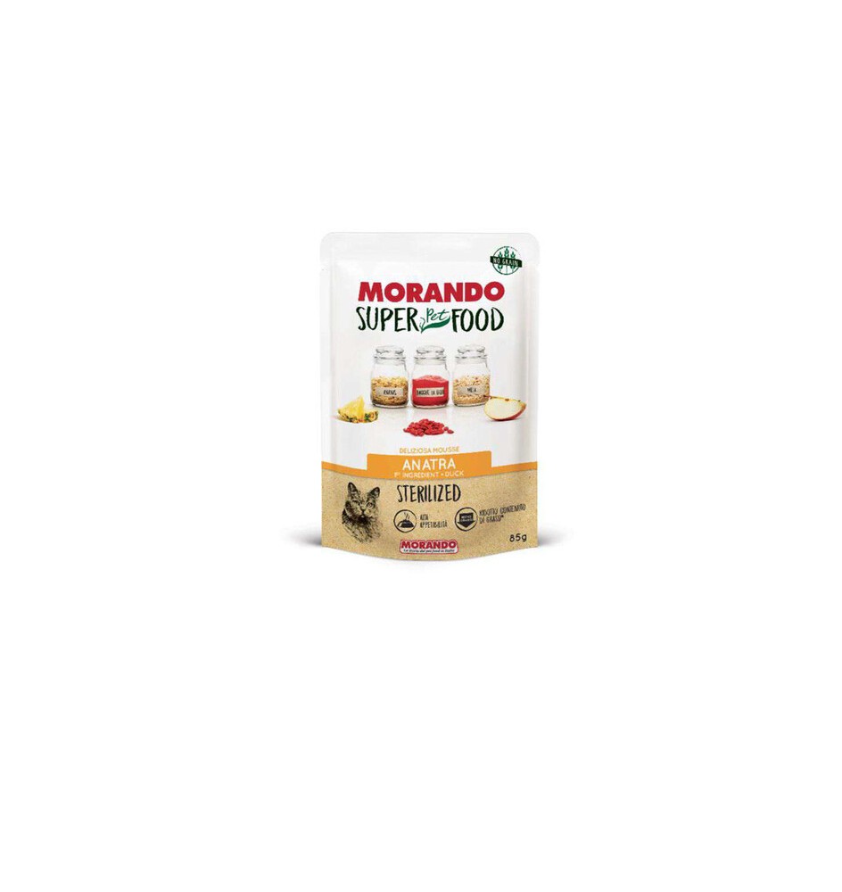 CIBO GATTO MORANDO SUPERFOOD 85 G MOUSSE ANAT