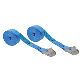 NASTRO DI FISSAGGIO CON FIBBIA mt.3 x mm 25 colore giallo - cf 1pz