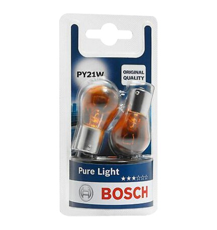 LAMPADINA PER FRECCE DIREZIONALI P21W - 12 V - 21 W - 2 pezzi