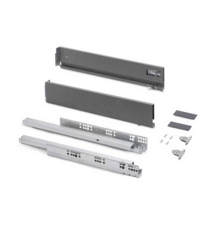 COPPIA RICAMBIO GUIDE CASSETTI ELEGANCE 93X400 H.93 x P.400 mm