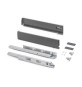 COPPIA RICAMBIO GUIDE CASSETTI ELEGANCE 93X400 H.93 x P.400 mm