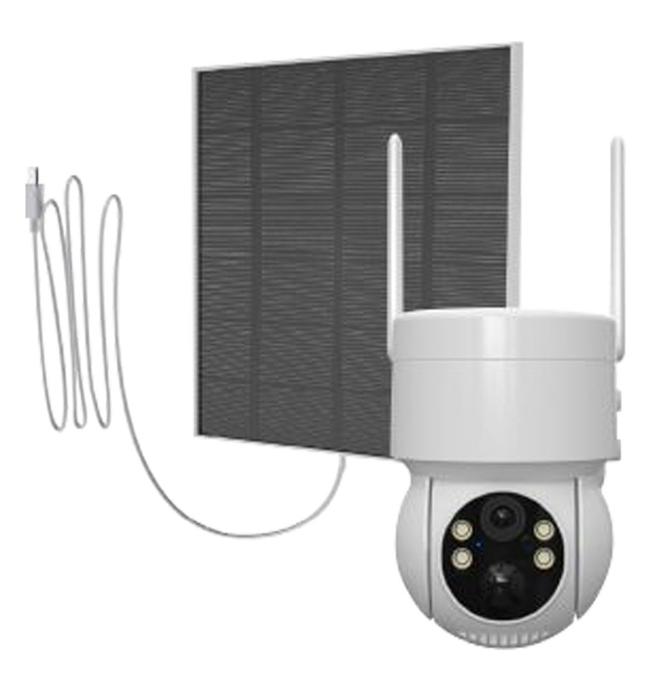 TELECAMERA PER ESTERNI 'PTZ' 4G con pannello solare - 3.0 MPX