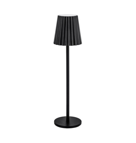 LAMPADA LED RICARICABILE DA TAVOLO MINU NERO
