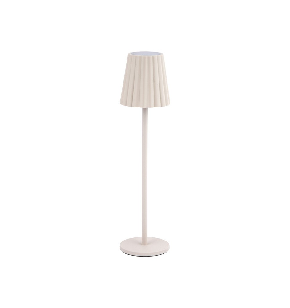 LAMPADA LED RICARICABILE DA TAVOLO MINU BEIGE