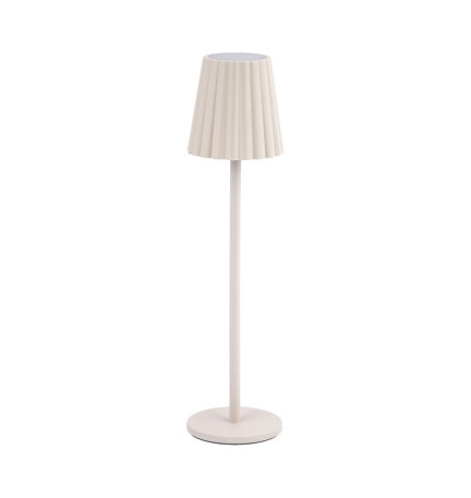 LAMPADA LED RICARICABILE DA TAVOLO MINU BEIGE