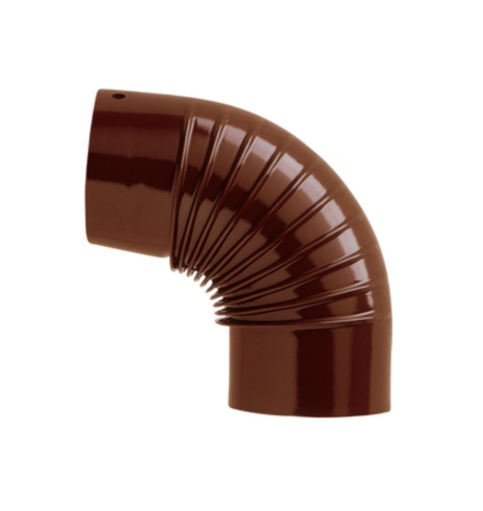 GOMITO P/STUFA 90 D 8 CM MARRONE