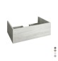 BASE 1 CASSETTO CON VANO SIFONE MOD. UNIKA cm 80x45,5xH.25 Olmo Cemento