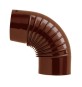 GOMITO P/STUFA 90 D 10 CM MARRONE