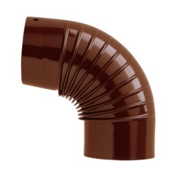 GOMITO P/STUFA 90 D 13 CM MARRONE