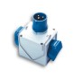 FME 73.110 ADATTATORE CEE 16A 2 PRESE 220V IP44