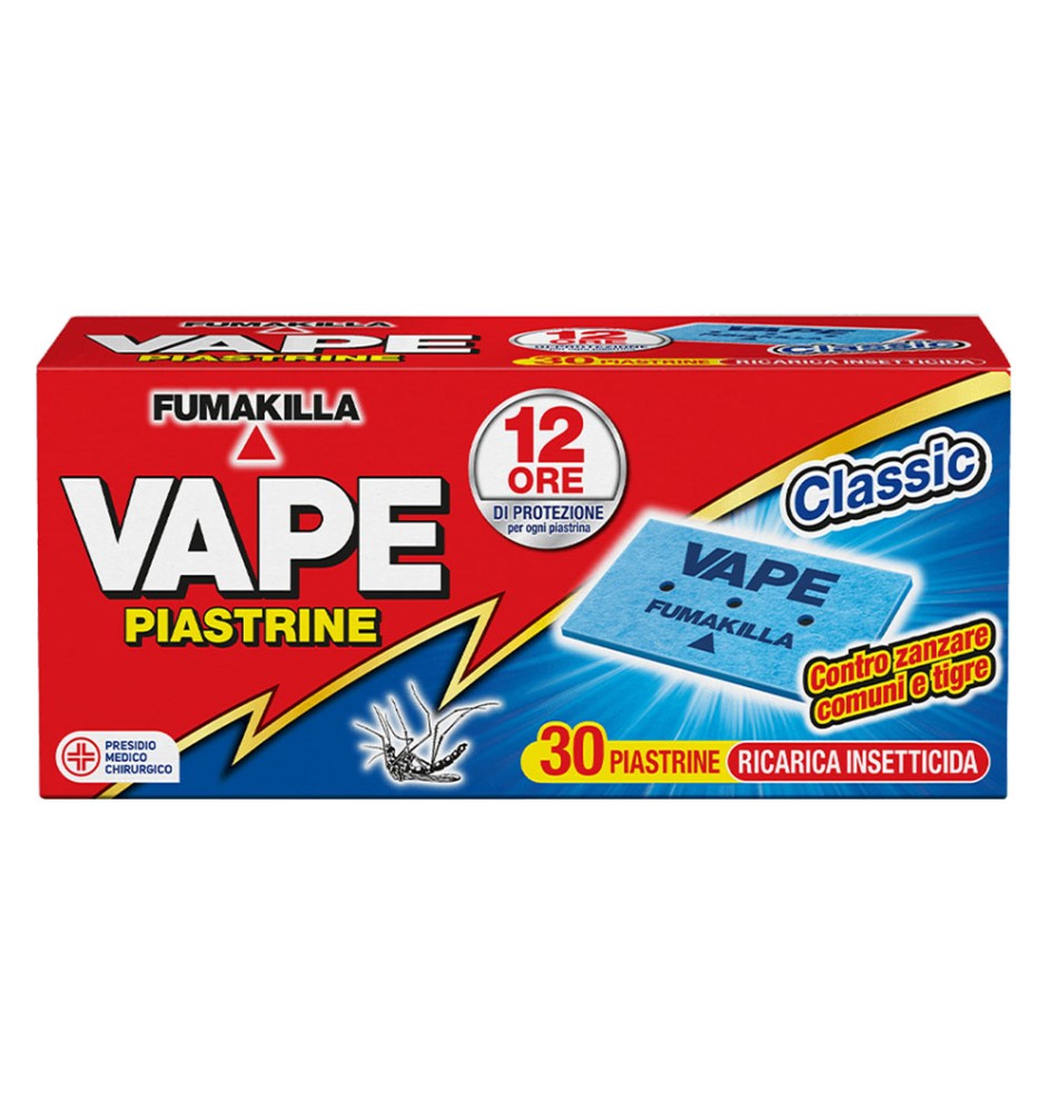 ANTIZANZARE PIASTRINE RICARICA cf da 30 piastrine - classiche