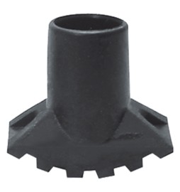 PUNTALE NERO A CREMAGLIERA ricambio - Ø 38 mm.