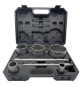 SEGHE A TAZZA PER MULTIMATERIALI set 9 pz