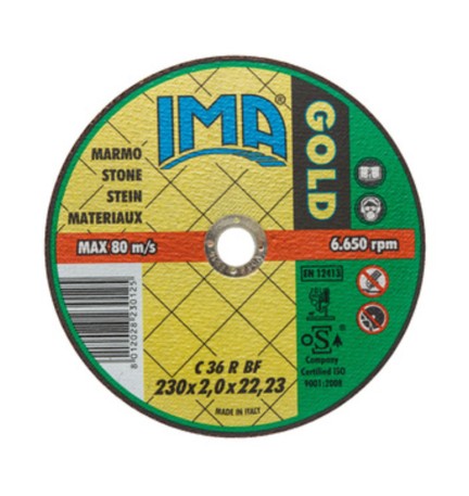 IMA DISCO P/MARMO GOLD PIANO D 230X2,0 MM