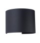 APPLIQUE GANDALF LED NERO 2X5W 4000K IP54