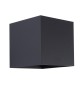 APPLIQUE ALICE LED NERO 2X5W 4000K IP54