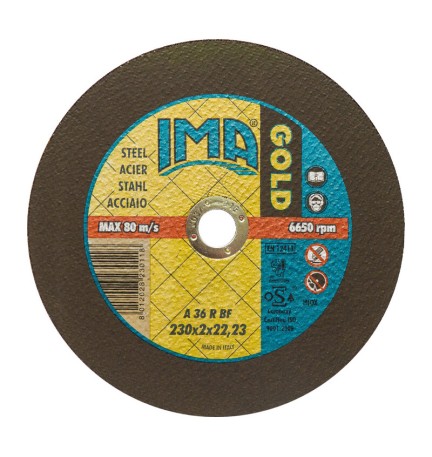IMA DISCO P/FERRO GOLD PIANO D 230X2,0 MM