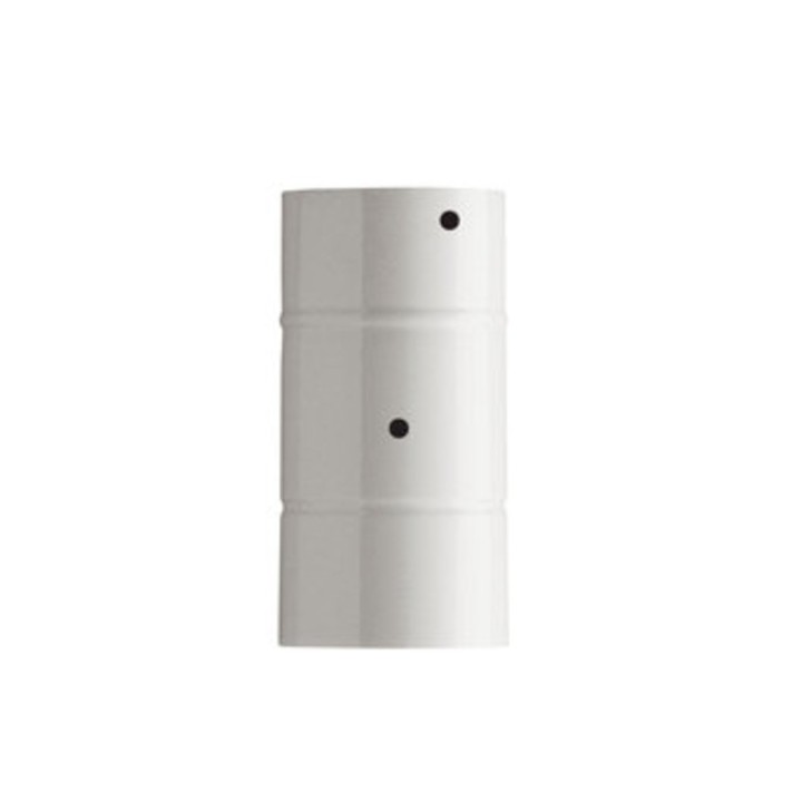 TUBO FORATO P/SERRANDA H 25 CM D 12 CM BIANC0