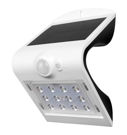 LAMPADA SOLARE DA PARETE 'VT-767' bianca