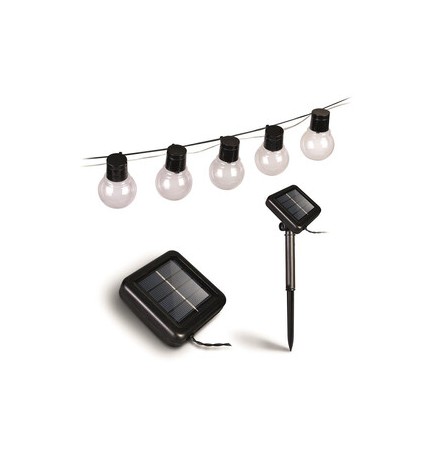 CATENA LUMINOSA SOLARE 40 LUCI 10M