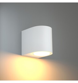 APPLIQUE DRAPION 9X8X7CM BIANCO GU10 1X5W MAX