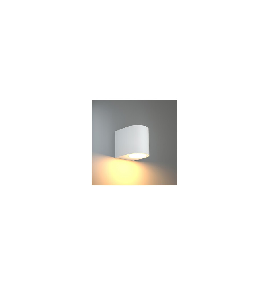 APPLIQUE DRAPION 9X8X7CM BIANCO GU10 1X5W MAX