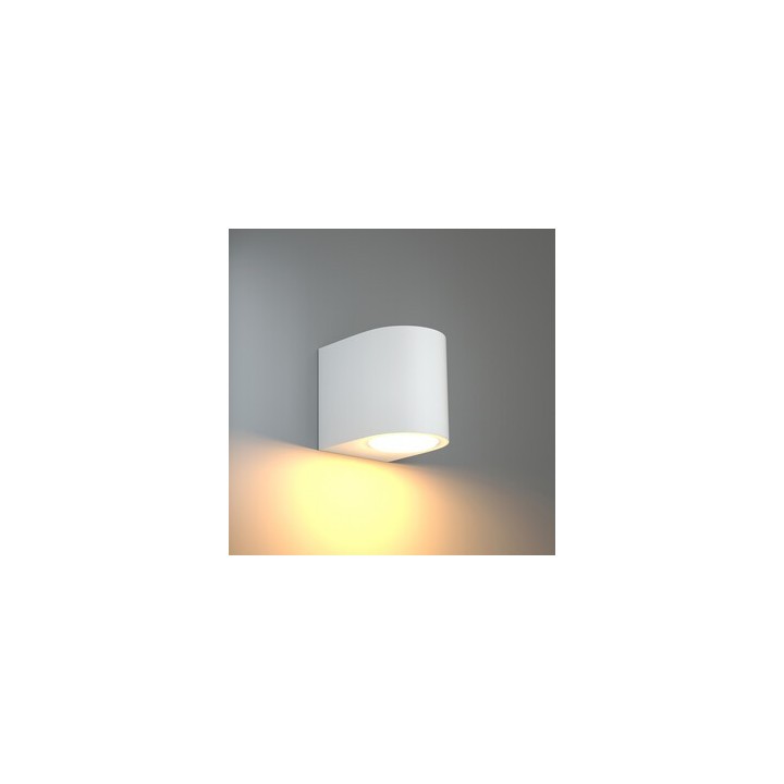 APPLIQUE DRAPION 9X8X7CM BIANCO GU10 1X5W MAX