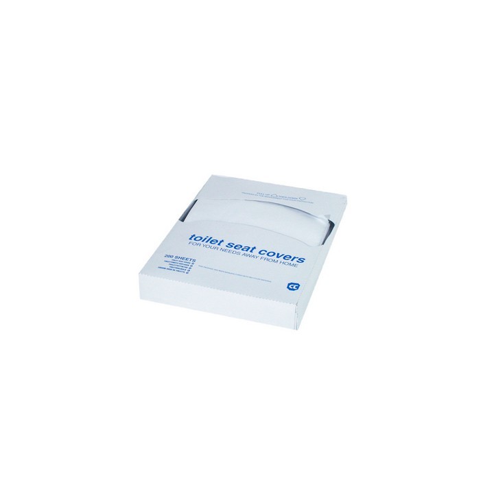 ASTUCCIO DA 200 FOGLI DI CARTA COPRI SEDILE WC LxHxP: mm 200x260x40
