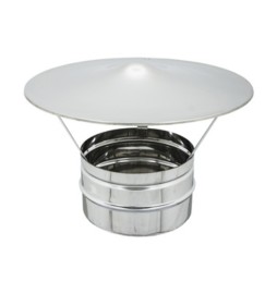 FUMAIOLO FISSO ACCIAIO ZINCATO D 8 CM