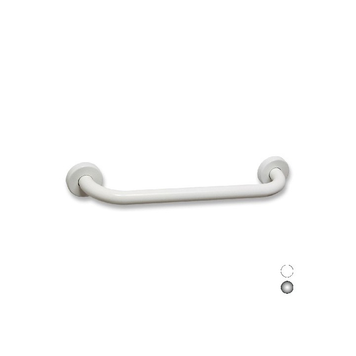 MANIGLIONE DI SICUREZZA MODELLO DIRITTO cm. 35 Bianco