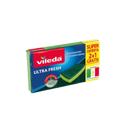 SPUGNA ABRASIVA ULTRA FRESH PZ 2+1