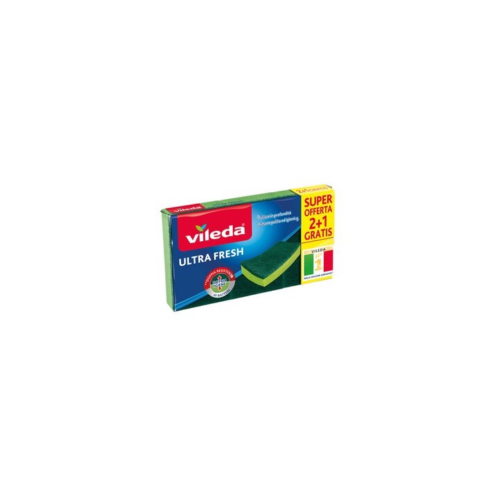 SPUGNA ABRASIVA ULTRA FRESH PZ 2+1