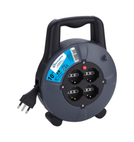 AVVOLGICAVO 10 M SEZ 3X1,5 4BIP SCH+PROT 49026*