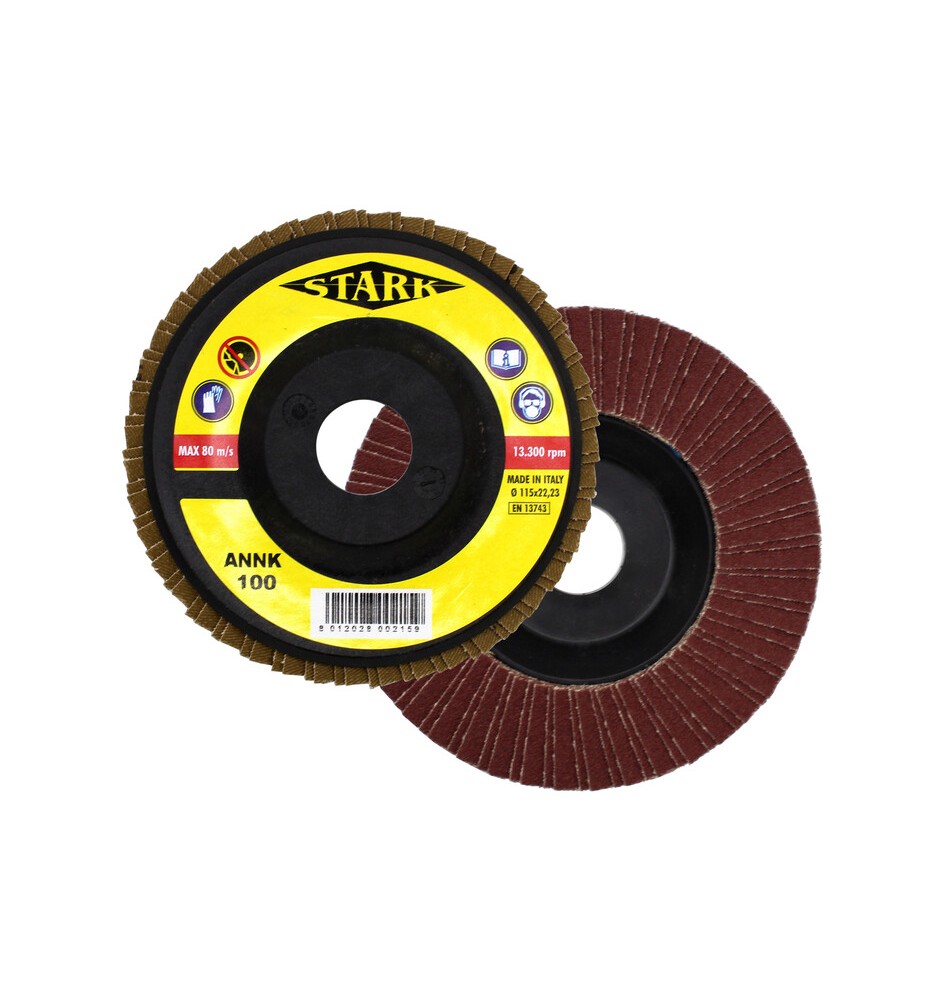 STARK DISCO ABRASIVO LAMELLARE D 115 MM GR 120