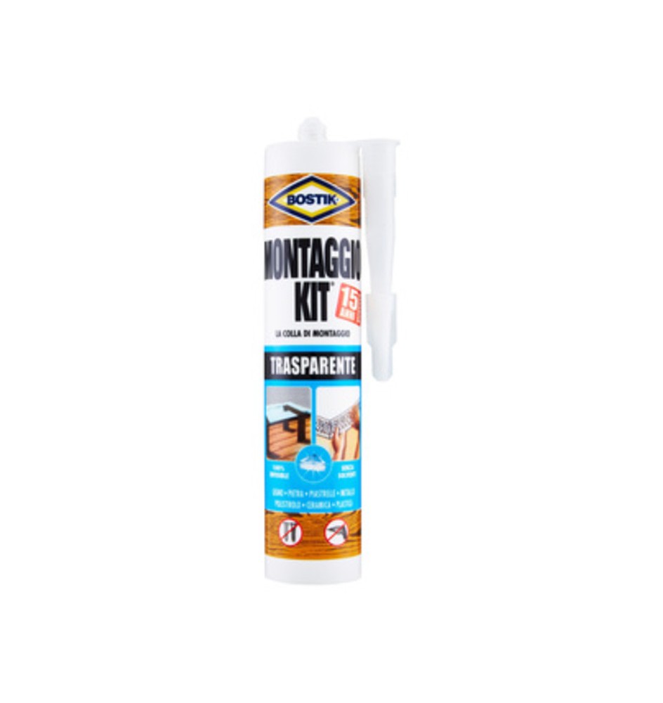 BOSTIK MONTAGGIO KIT TRASPARENTE 310 G CARTUC