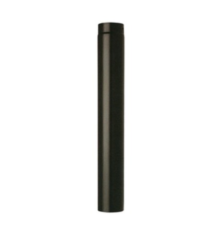TUBO PLUS PORCELLANATO H 100 CM D 20 CM NERO OPACO