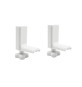 KIT 2 STAFFE E 2 VITI PER BLOCCAGGIO CIAMBELLA Bianco