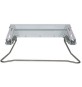 STAFFE MOBILI A GAS Bianco con supporti cromo