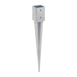 PIASTRA 797 SUPPORTO PILASTRO ZINC FUOCO 71X71X750MM
