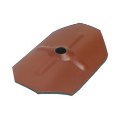 RONDELLA OTTAGONALE ACC C/ESPANSO 75X50 ROSSO TEG