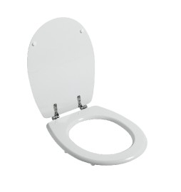 SEDILE POLIESTERE BIANCO PER VASO AUSIL LINE Bianco
