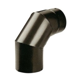 GOMITO PLUS PORCELLANATO 90 D 20 CM NERO OPACO