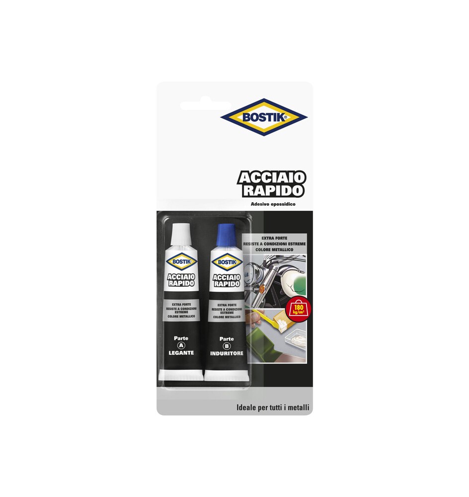 BOSTIK ACCIAIO RAPIDO 30 G BLISTER