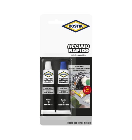 BOSTIK ACCIAIO RAPIDO 30 G BLISTER