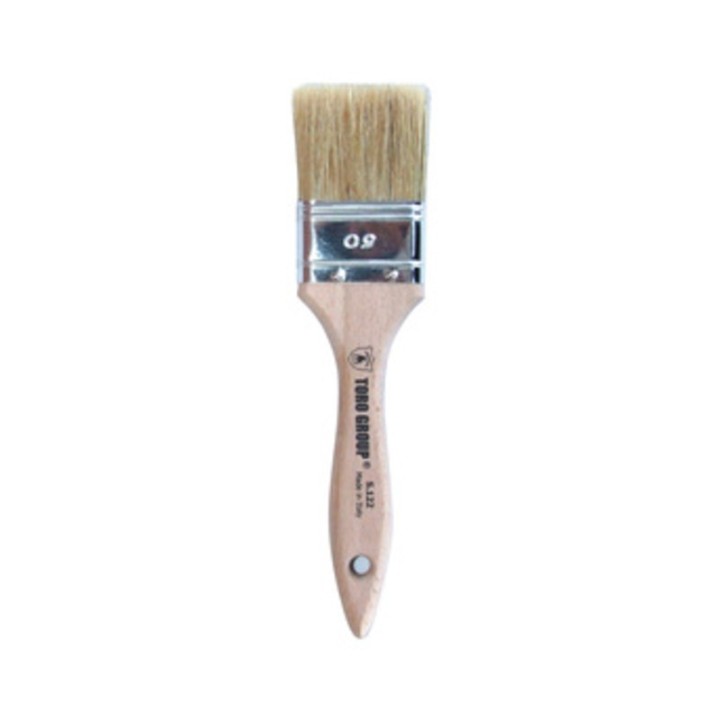 PENNELLESSA BIONDA MANICO LEGNO S.122 40 MM