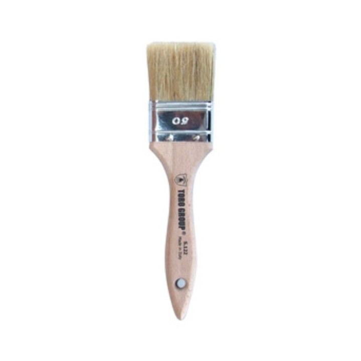 PENNELLESSA BIONDA MANICO LEGNO S.122 50 MM